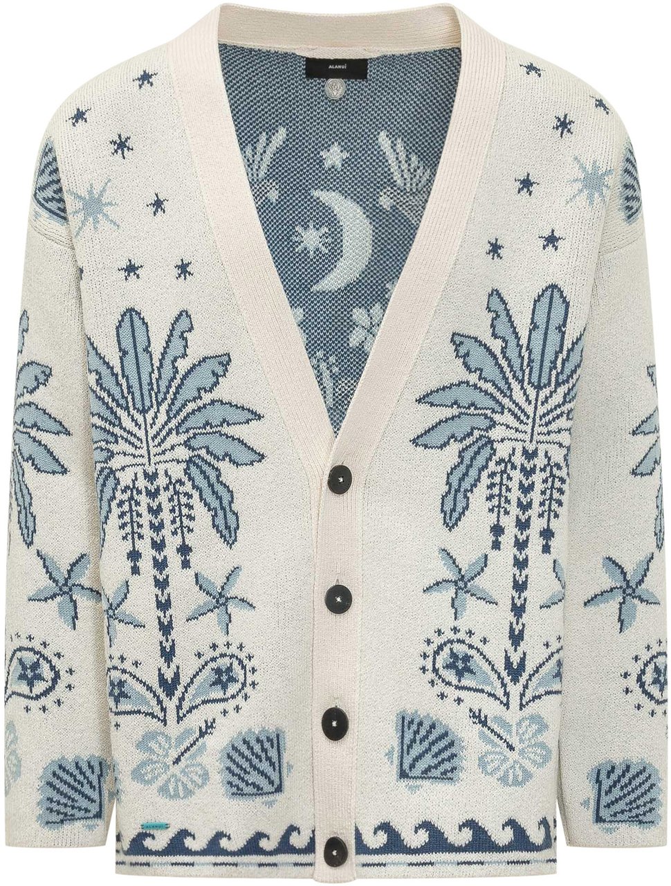 Alanui Echoes Isl Cardigan Wit