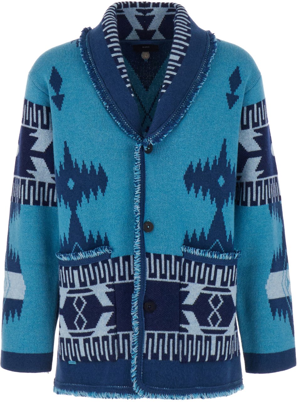 Alanui Alanui Embroidered cashmere cardigan Divers