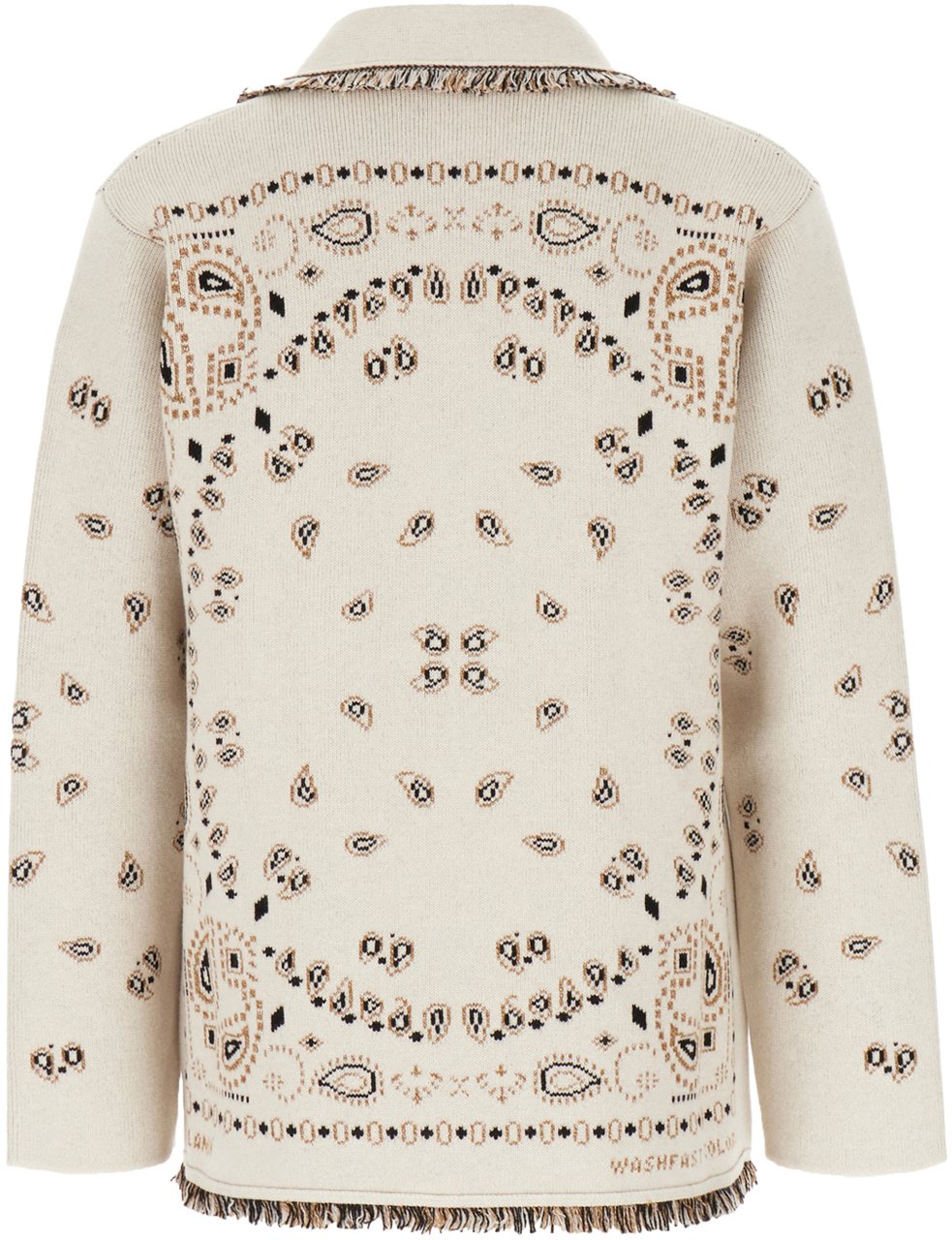 Alanui Alanui Embroidered cotton blend cardigan Neutraal