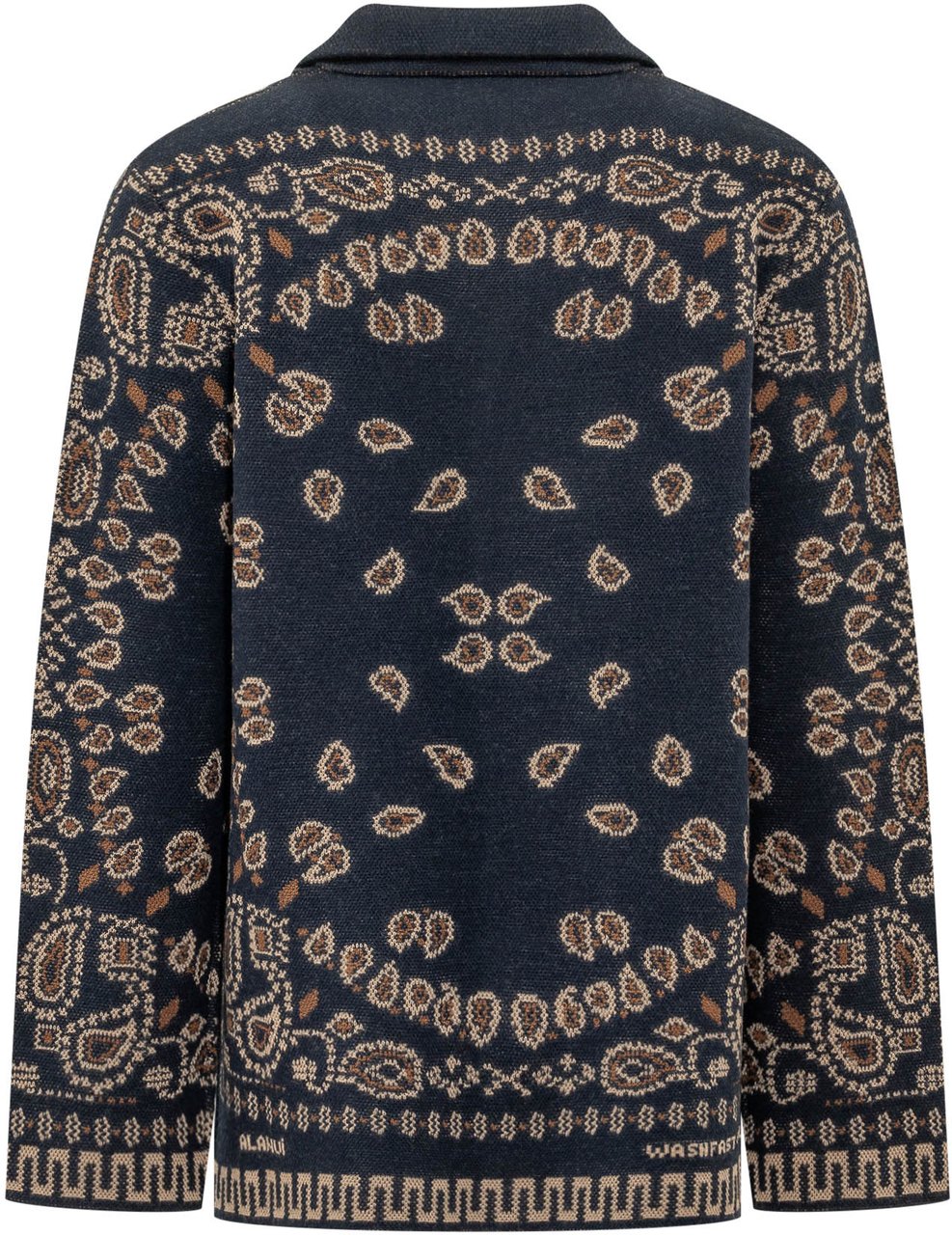 Alanui Camicia Bandana Jacquard Navy
