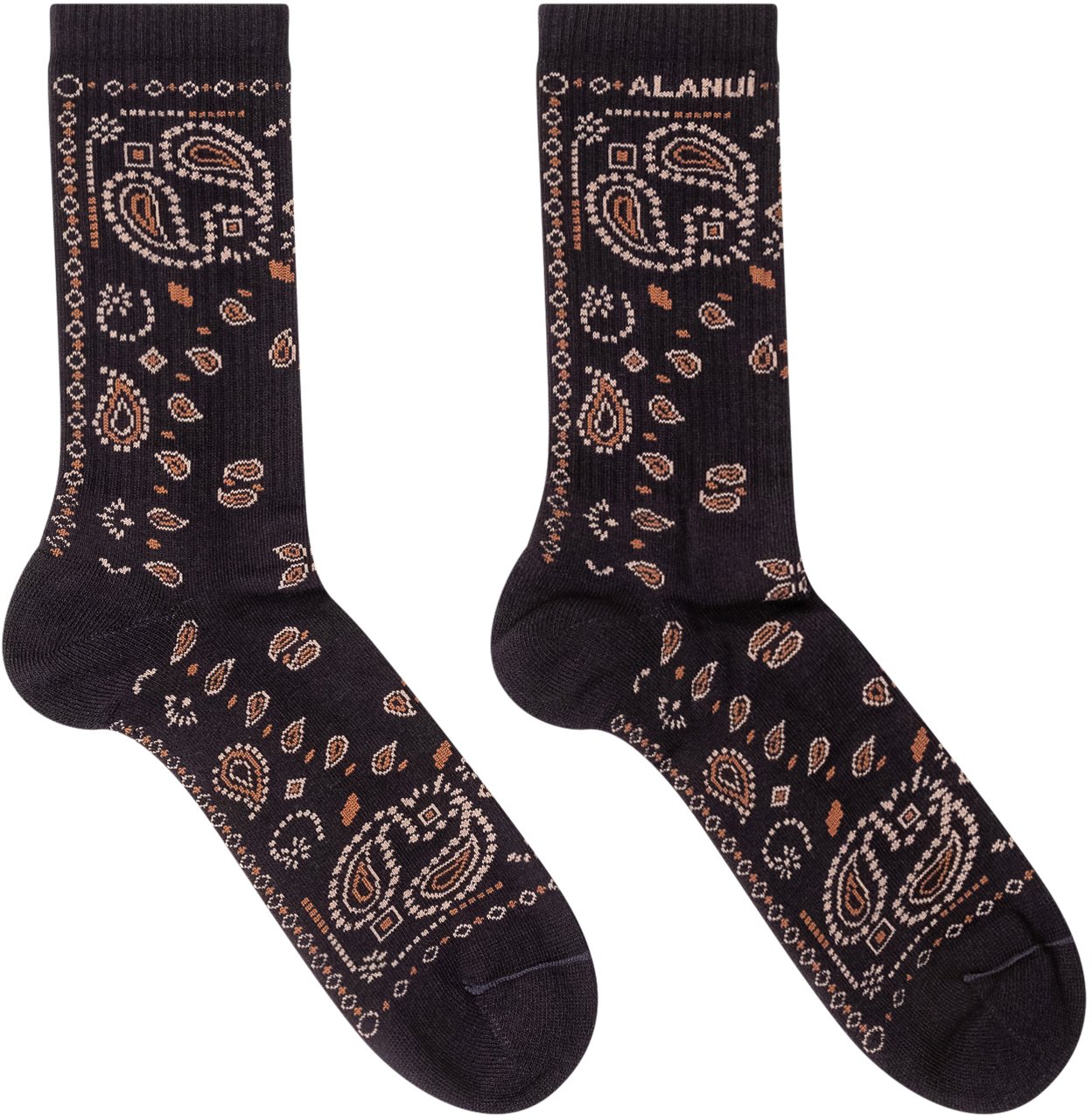 Alanui BANDANA SOCKS Zwart