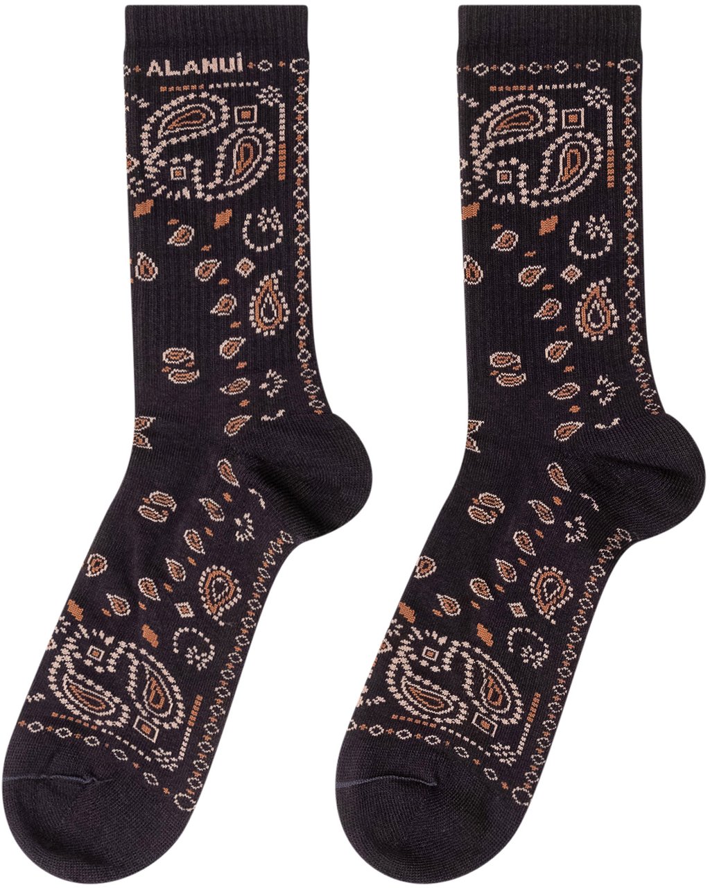 Alanui BANDANA SOCKS Zwart