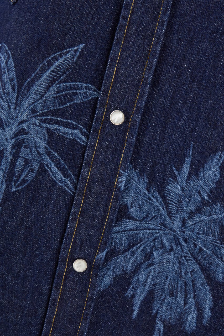 Alanui Alanui Denim shirt Blauw