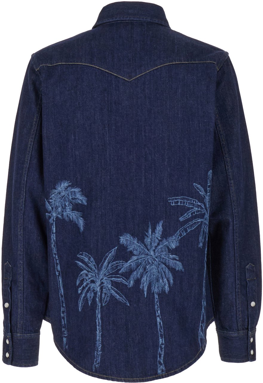 Alanui Alanui Denim shirt Blauw