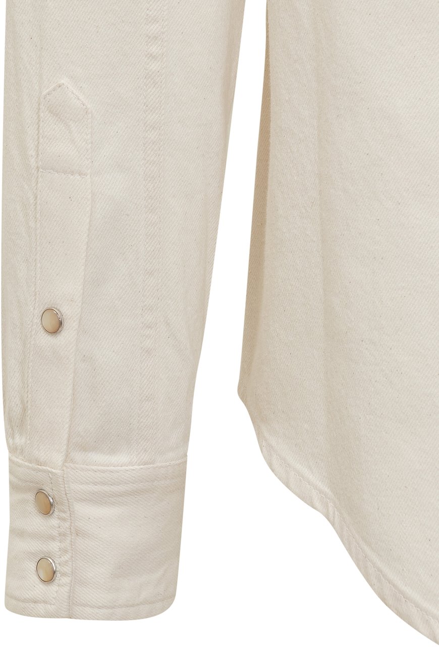 Alanui Camicia in Jeans Raw Wit