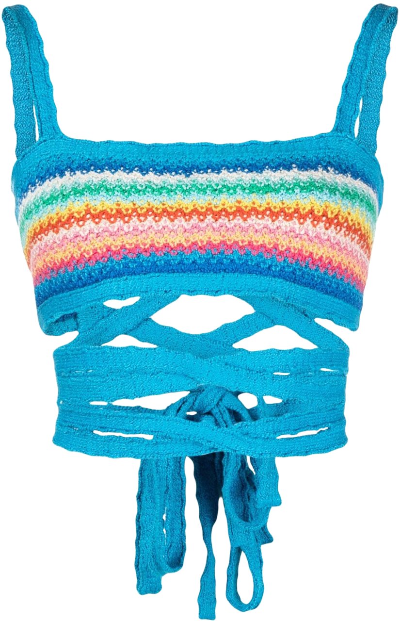 Alanui Top Blue Blauw