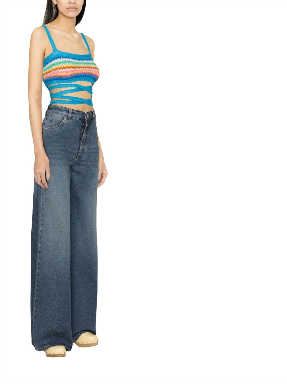Alanui Top Blue Blauw