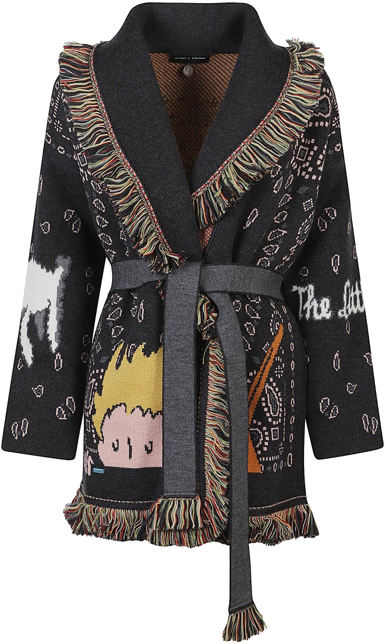 Alanui Collab The Little Prince Cardigan Black Zwart