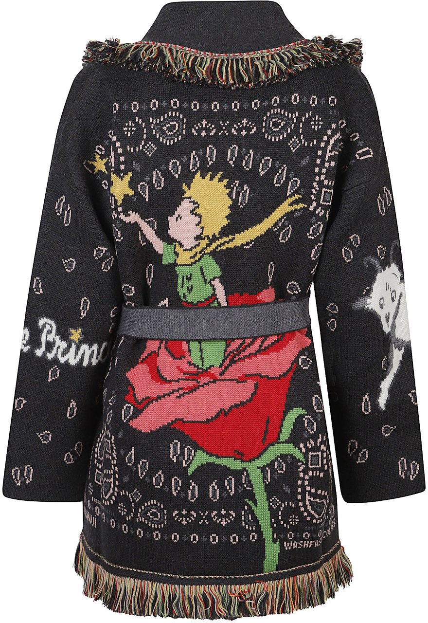 Alanui Collab The Little Prince Cardigan Black Zwart