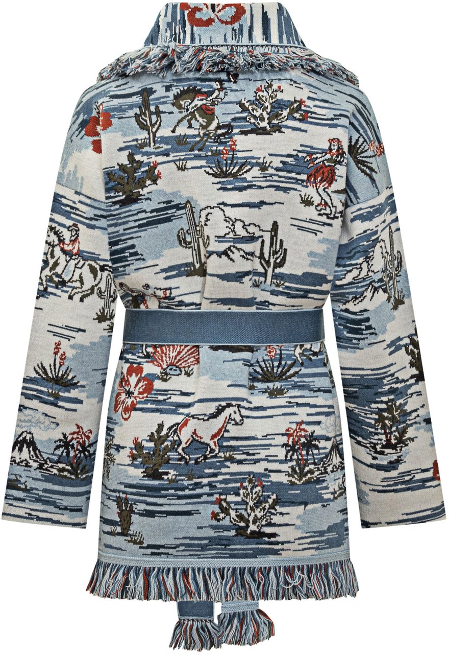 Alanui Cardigan Alanui Blauw