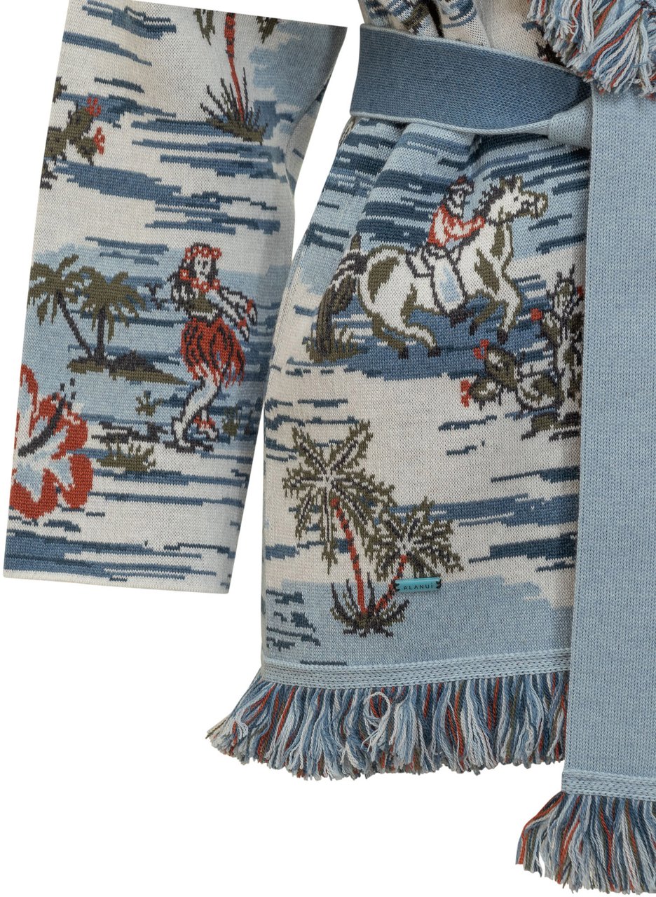 Alanui Cardigan Alanui Blauw