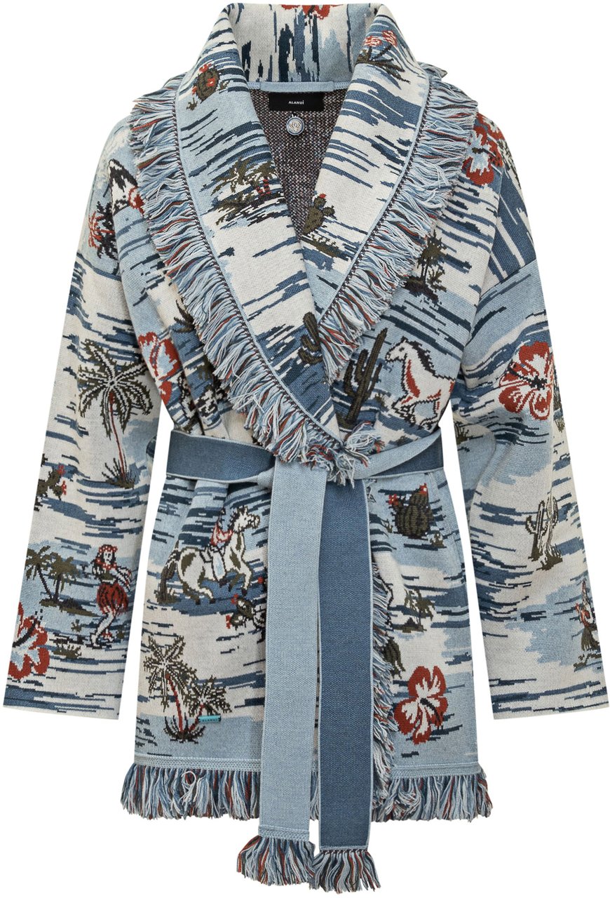 Alanui Cardigan Alanui Blauw