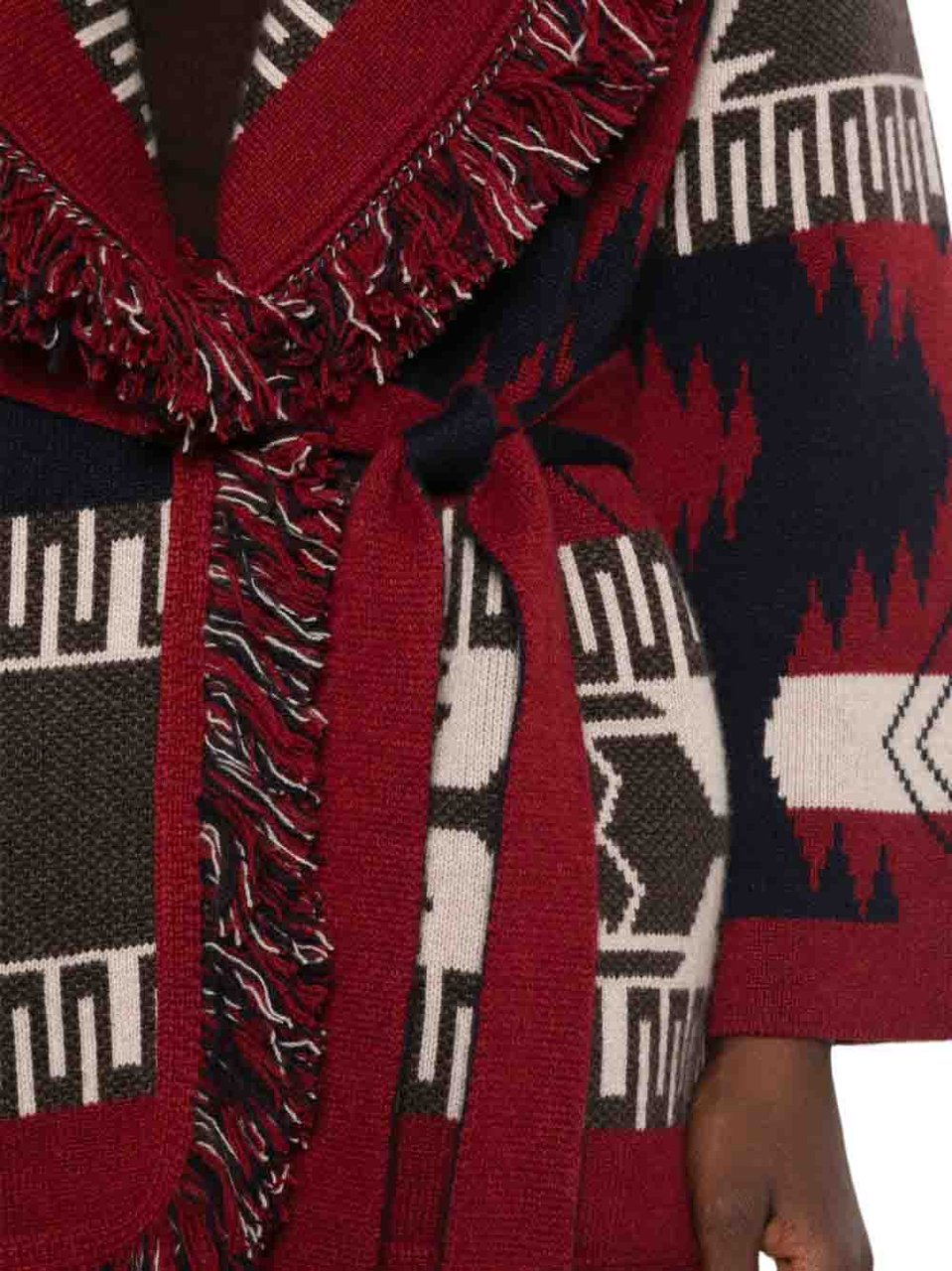 Alanui Sweaters Bordeaux Maroon