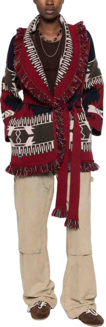Alanui Sweaters Bordeaux Maroon