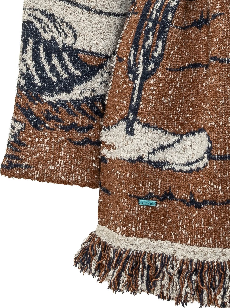 Alanui Cardigan Riding The Waves con Cintura Divers