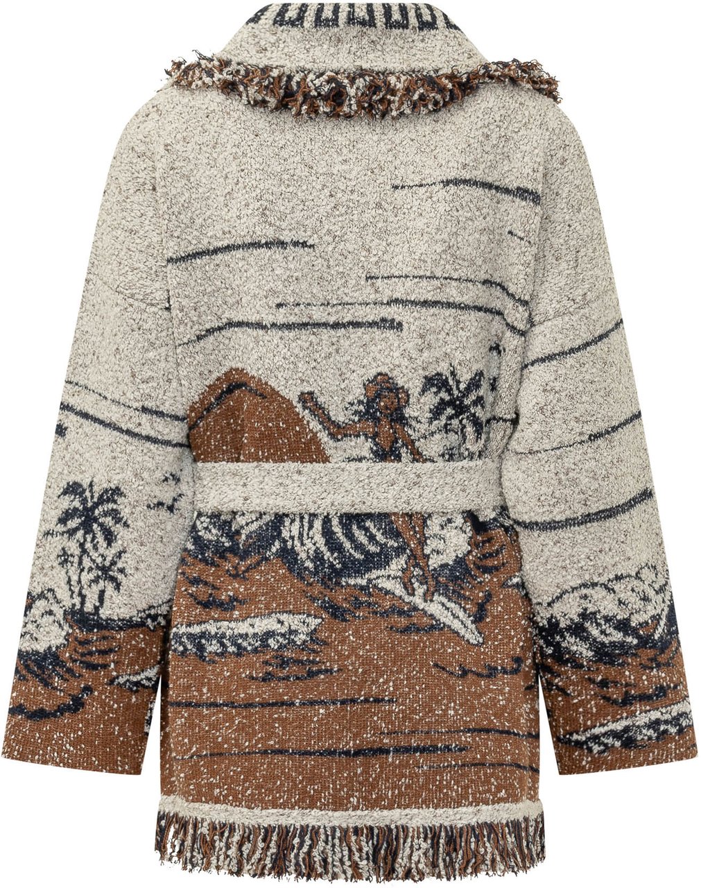 Alanui Cardigan Riding The Waves con Cintura Divers