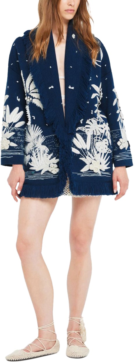 Alanui Sweaters Blue Blauw