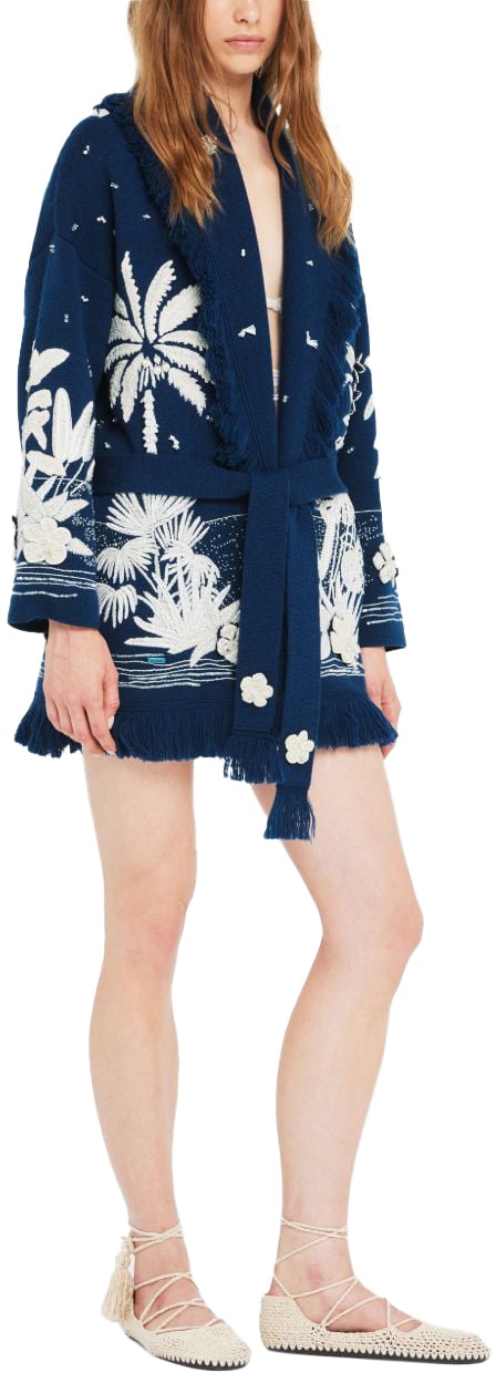 Alanui Sweaters Blue Blauw