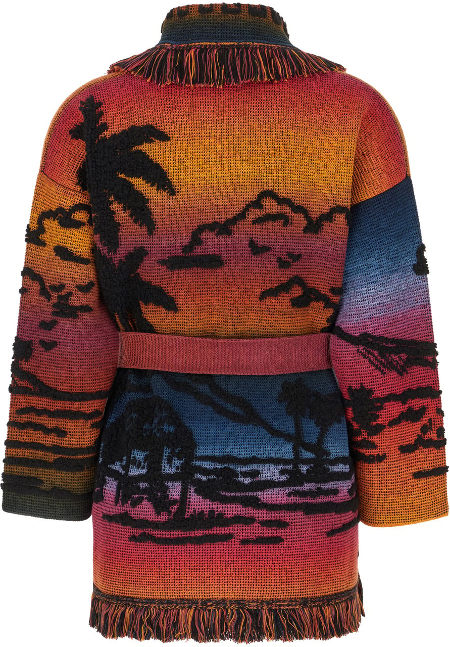 Alanui Alanui Embroidered cashmere blend oversize cardigan Divers