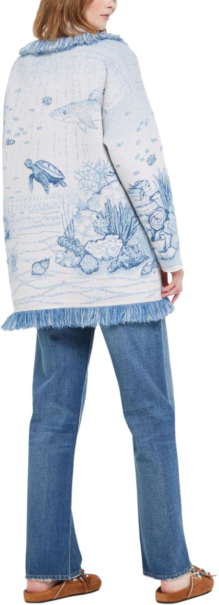 Alanui Sweaters Clear Blue Blauw