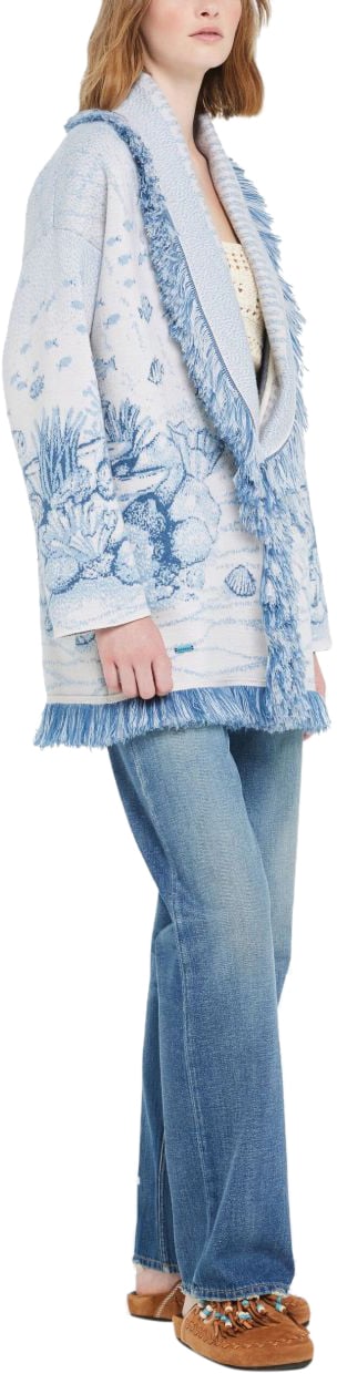 Alanui Sweaters Clear Blue Blauw