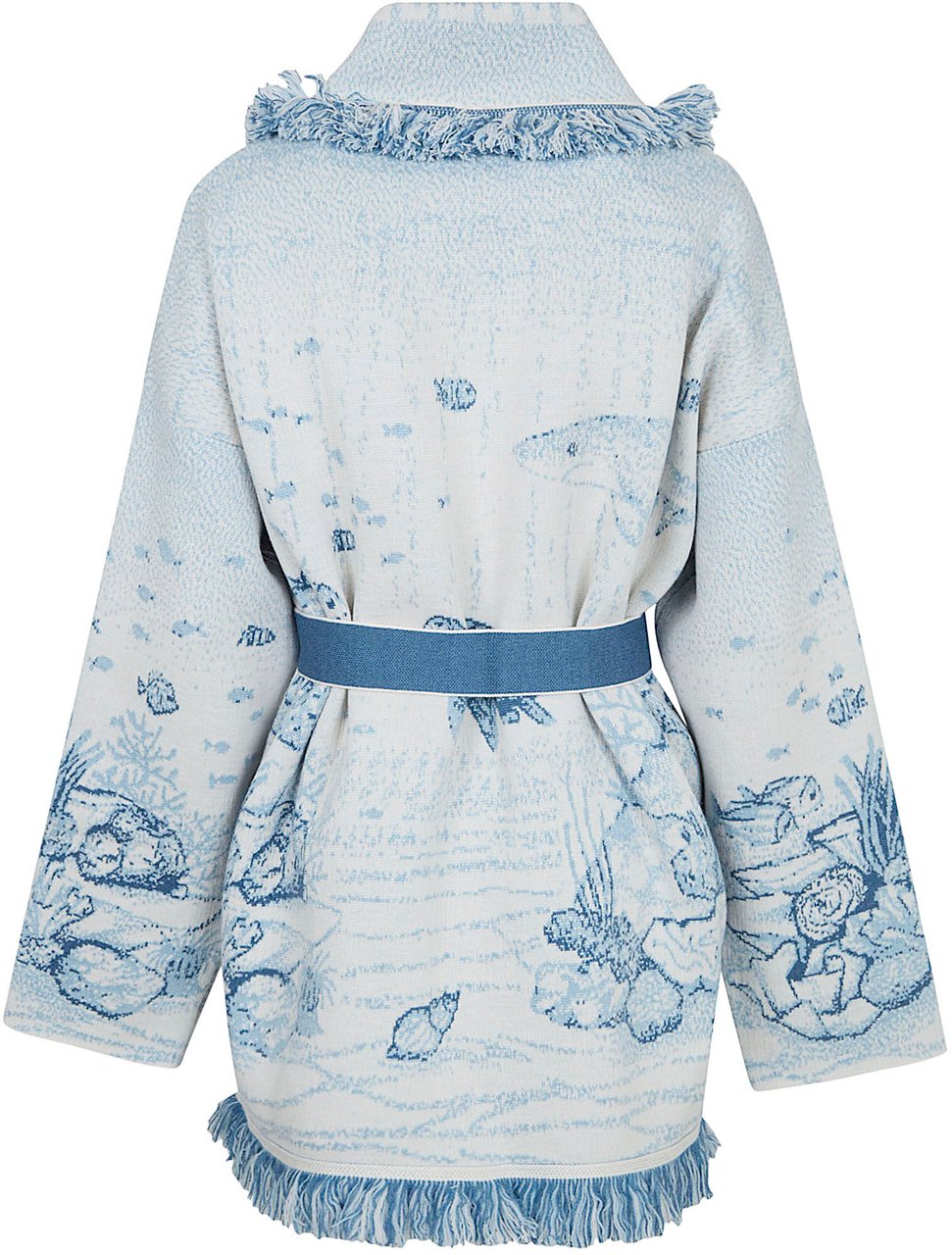 Alanui ALANUI DEEP IN THE OCEAN CARDIGAN Wit