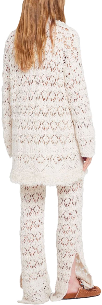 Alanui Sweaters Cream Wit