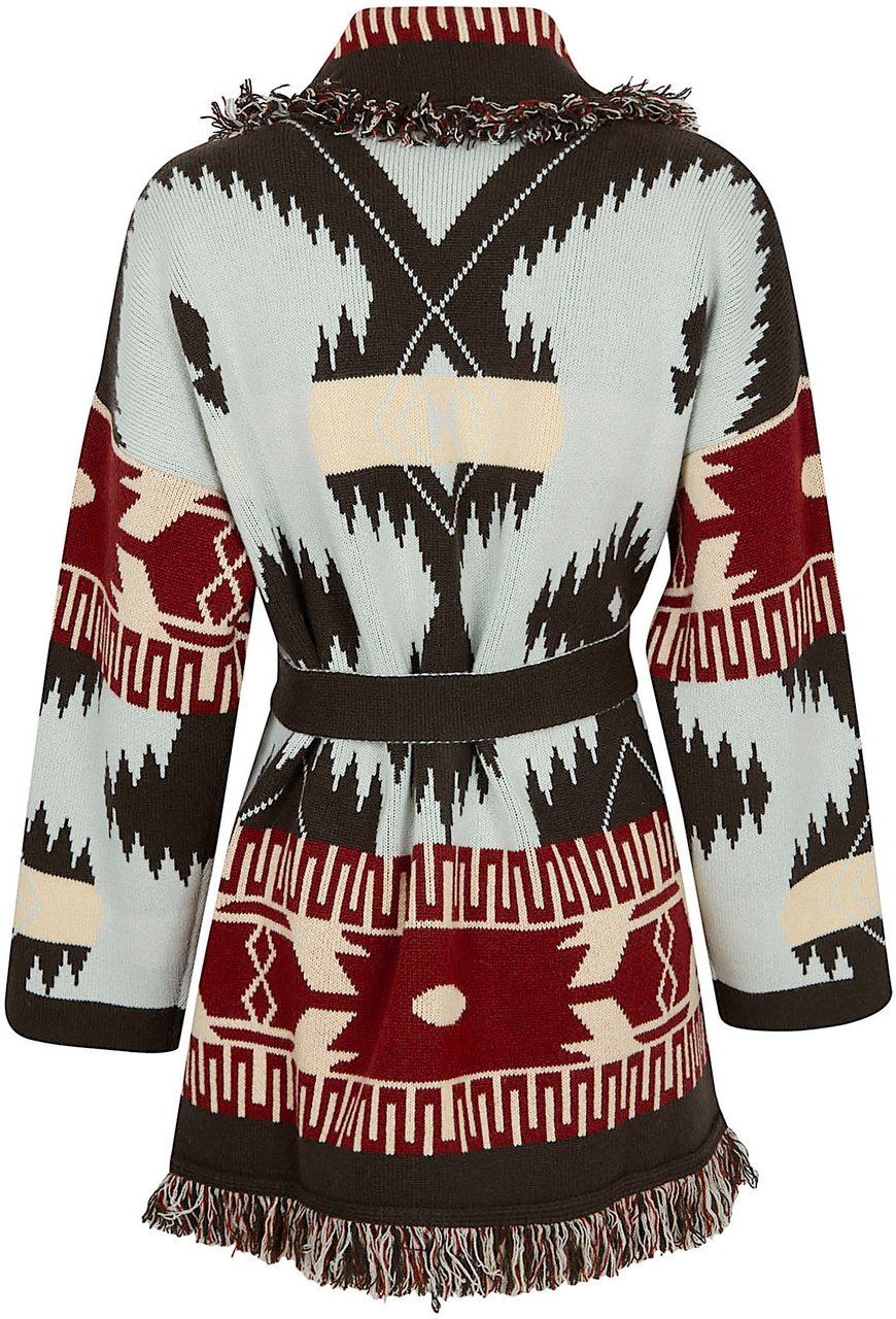 Alanui ALANUI ICON JACQUARD CARDIGAN Divers