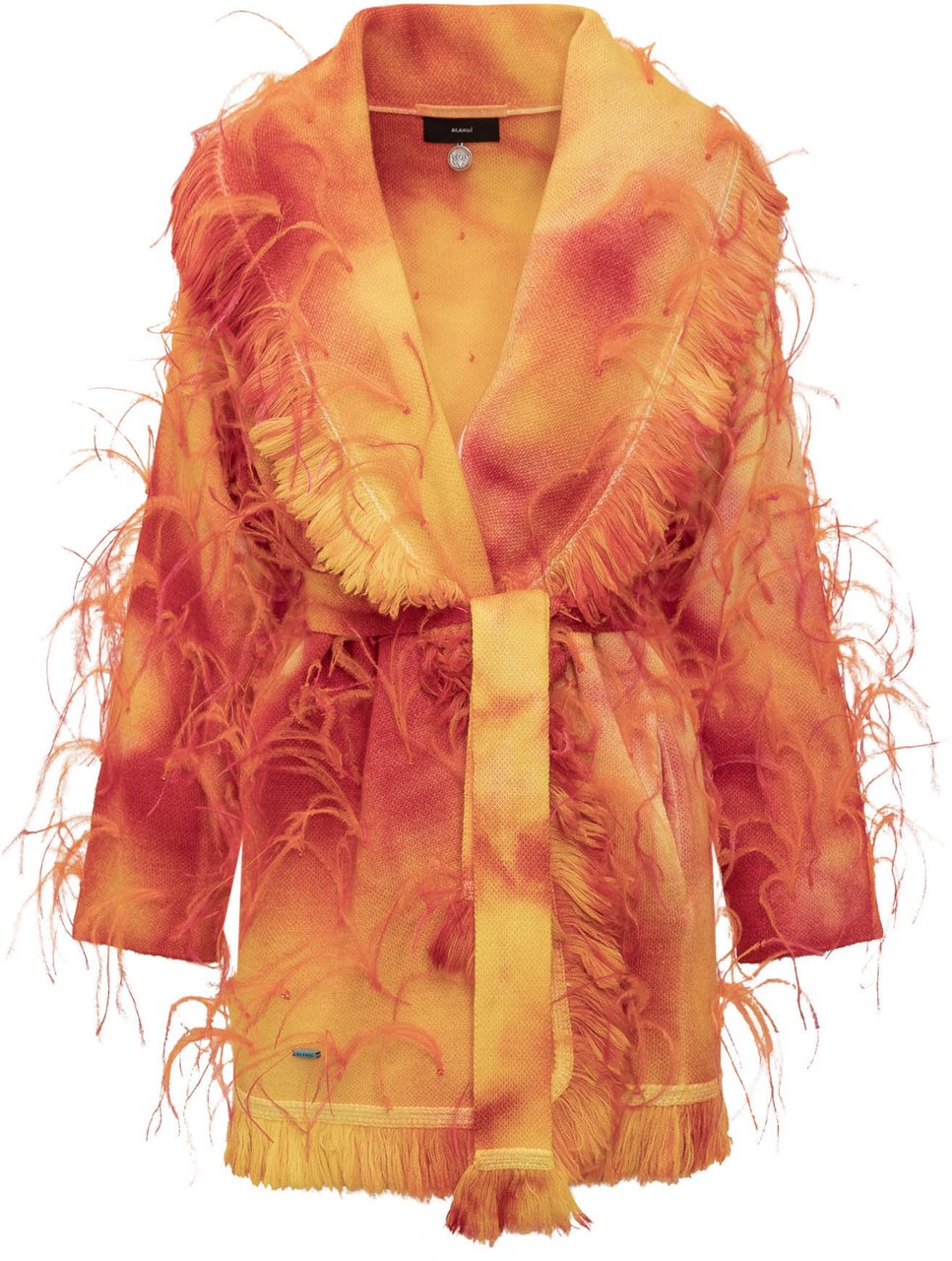 Alanui Cardigan Sunset Geel