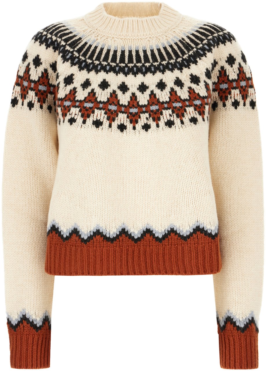 Alanui Alanui Embroidered wool sweater Divers