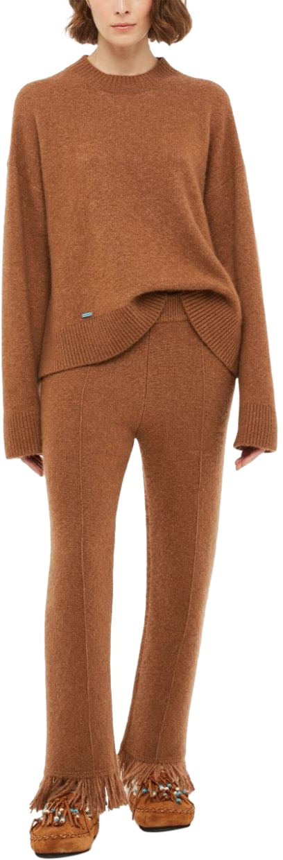 Alanui Trousers Camel Beige