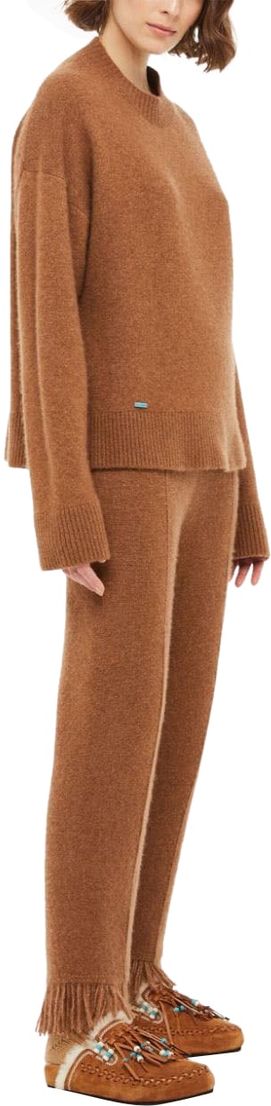 Alanui Trousers Camel Beige