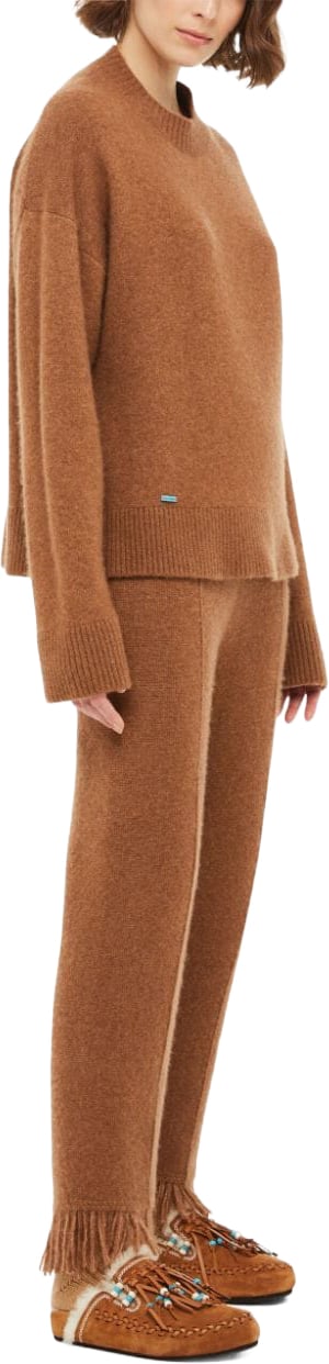 Alanui Trousers Camel Beige