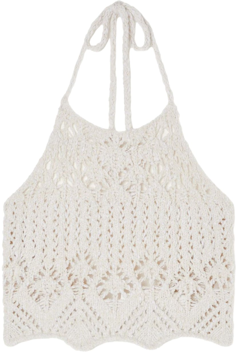 Alanui Top Cream Wit