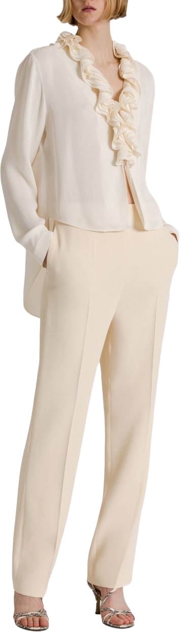 Alberta Ferretti Shirts Avorio Wit