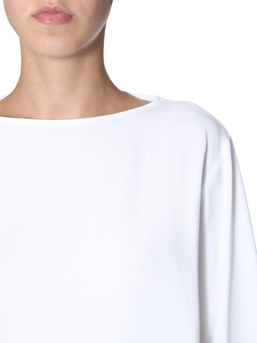 Alberta Ferretti Oversize Fit Blouse Wit