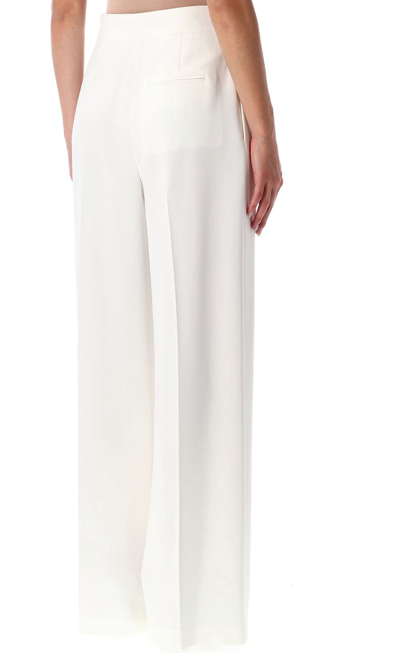 Alberta Ferretti Cady Stretch Pants Bianco Wit