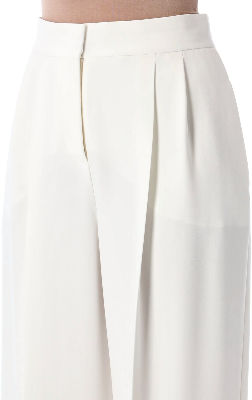 Alberta Ferretti Cady Stretch Pants Bianco Wit