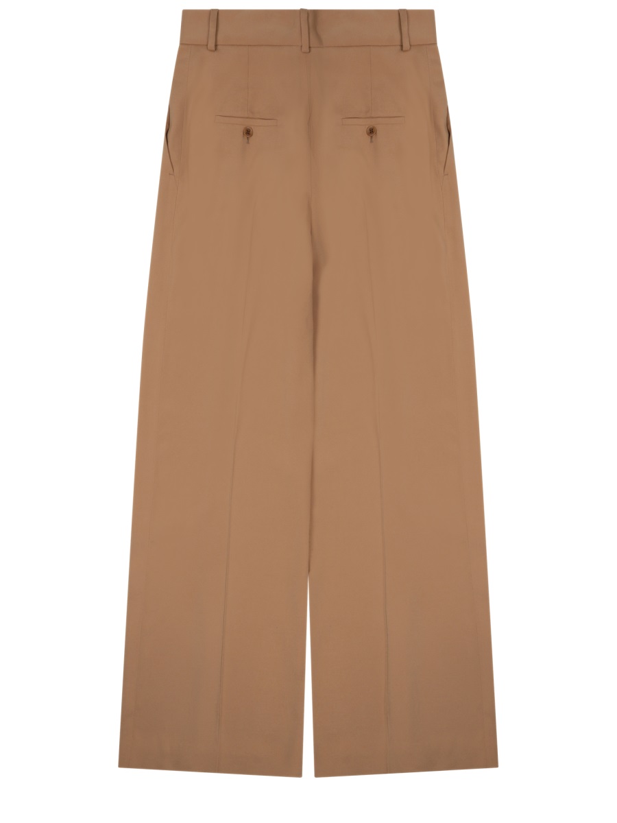 Alberta Ferretti Wide-Leg Tailored Pants With High Waist Bruin