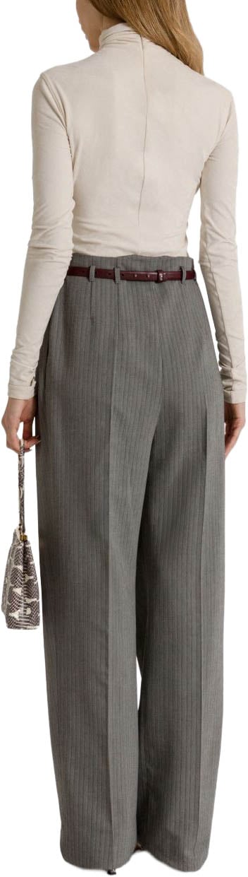 Alberta Ferretti Trousers Grey Grijs