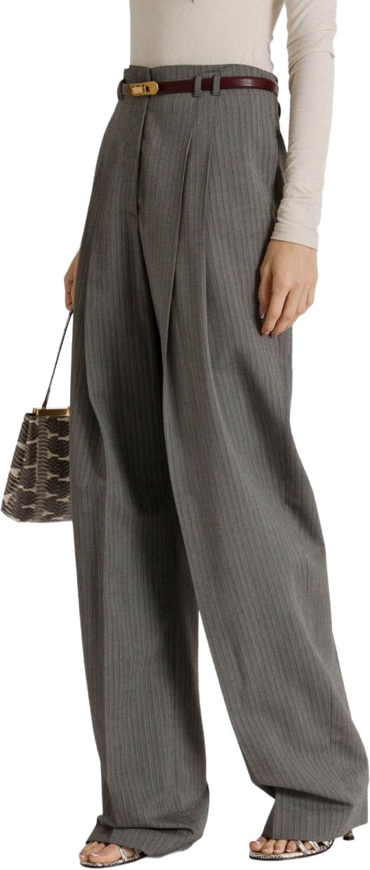 Alberta Ferretti Trousers Grey Grijs
