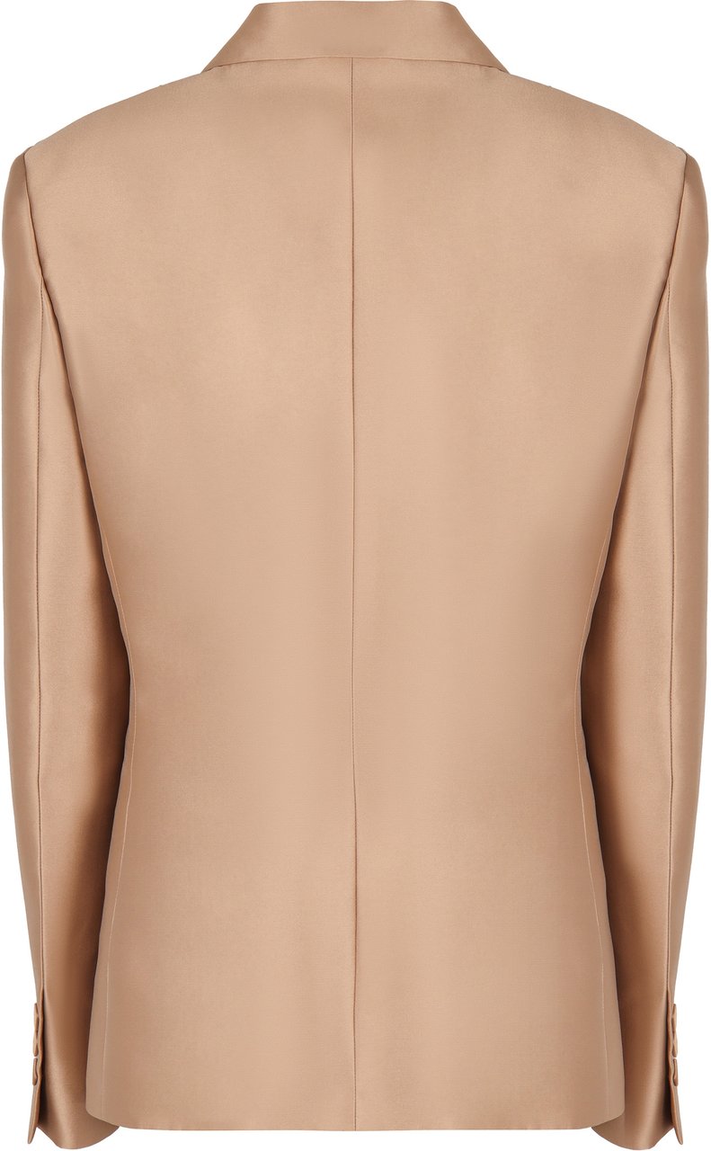 Alberta Ferretti ìSatin blazer Beige