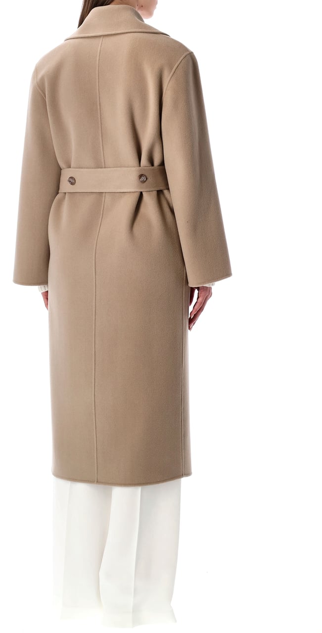 Alberta Ferretti Long Coat Beige Beige
