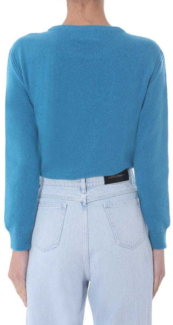 Alberta Ferretti "Love Me" Sweater Blauw