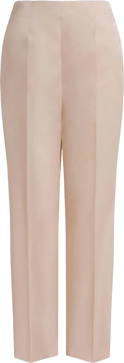 Alberta Ferretti Tailored Organza Pants with High Waist Neutraal