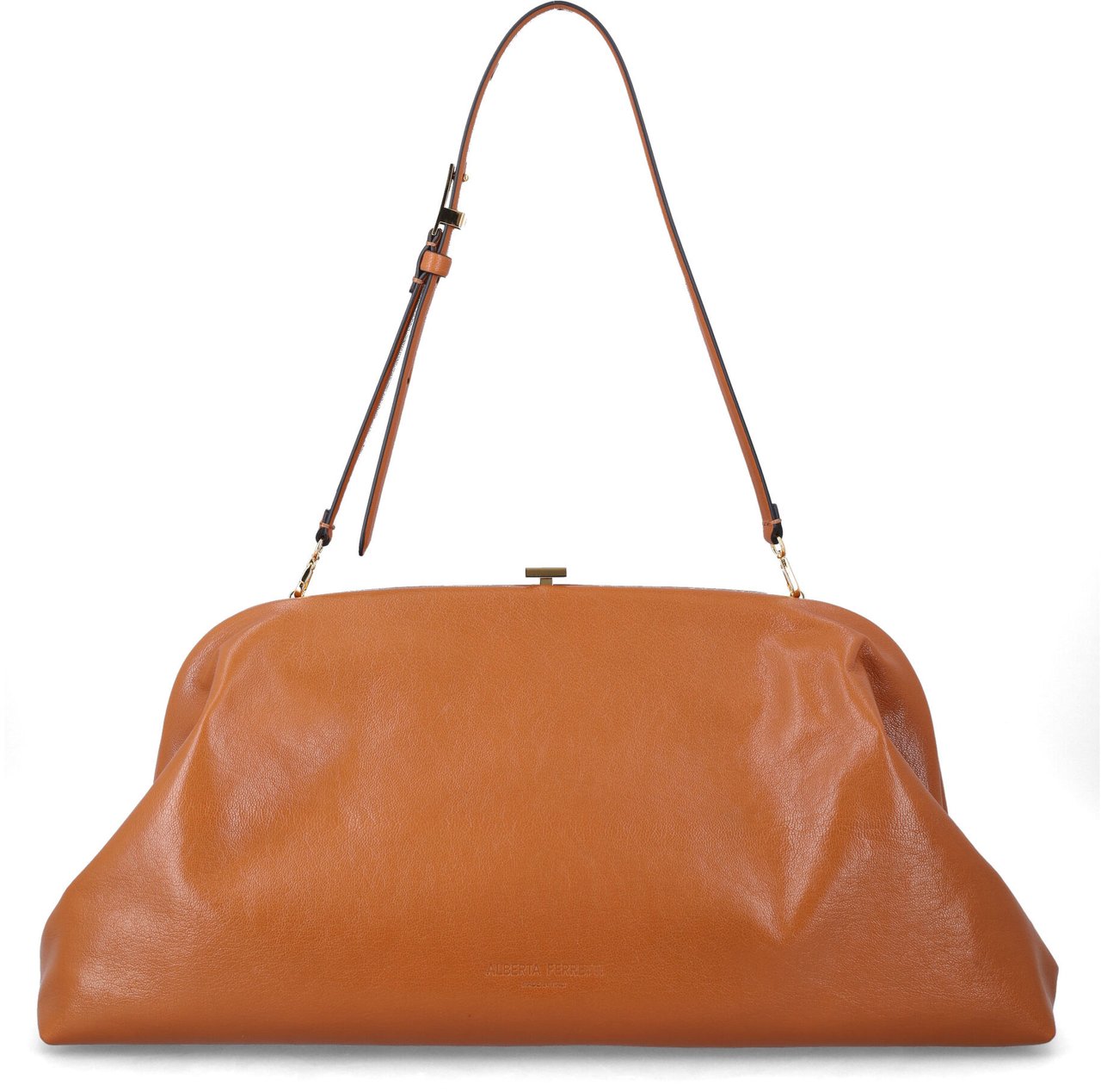 Alberta Ferretti Pochette Marrone Bruin
