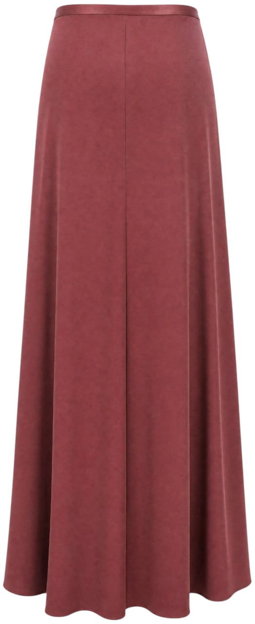 Alberta Ferretti Grape viscose skirt Paars