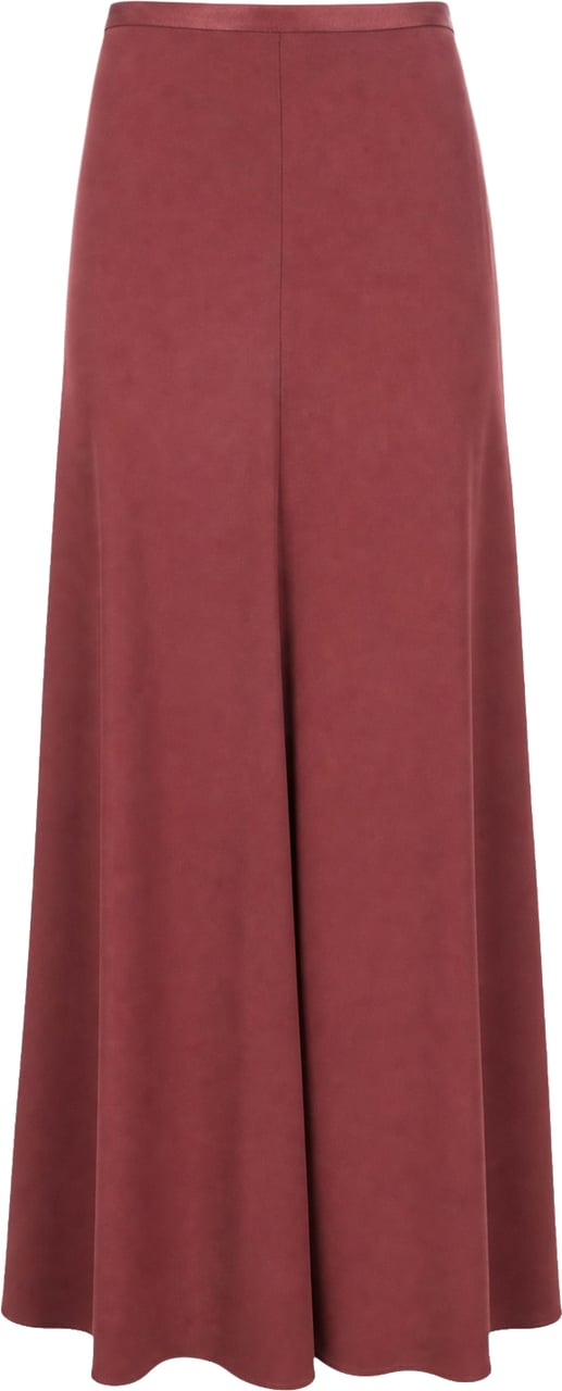 Alberta Ferretti Grape viscose skirt Paars