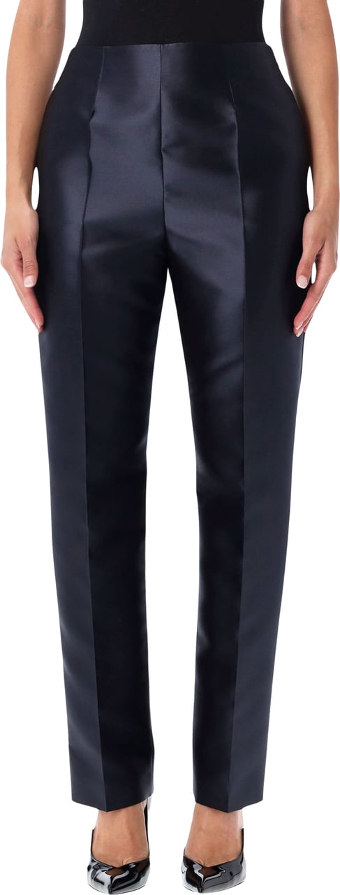 Alberta Ferretti Pantalone Mikado Blue Navy