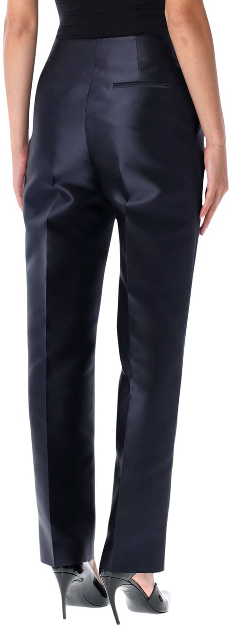 Alberta Ferretti Pantalone Mikado Blue Navy